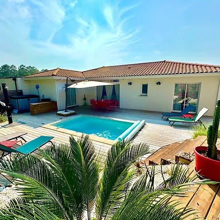 Vila Les Pins, Terrasse, Piscine Et Jardin Clot, Vue Foret